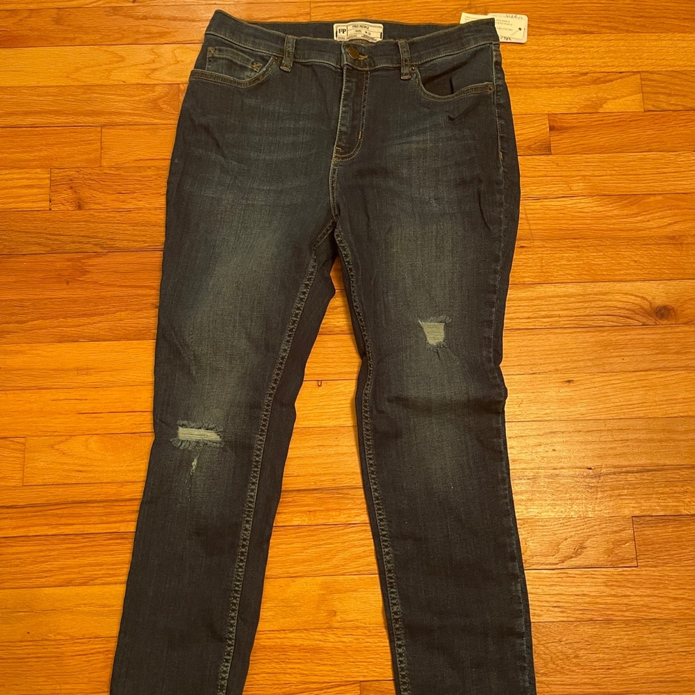 Free people fringe jeans